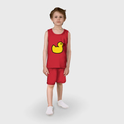 Детская пижама с шортами хлопок Утка - фото 2