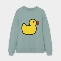 Мужской свитшот oversize без начеса хлопок Утка