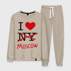 Мужской костюм хлопок I love Moscow 2