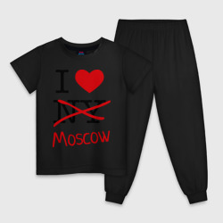 Детская пижама хлопок I love Moscow 2