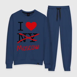 Женский костюм хлопок I love Moscow 2