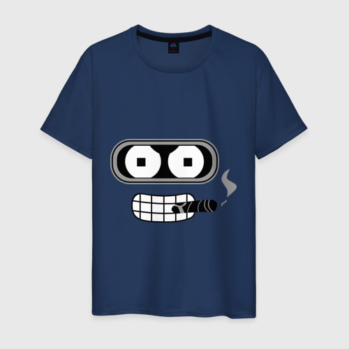 Мужская футболка хлопок Bender, цвет темно-синий