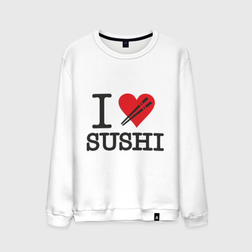 Мужской Кофта I love sushi (хлопок)