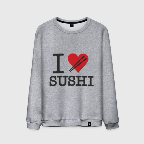 Мужской свитшот хлопок I love sushi Фото 01 Мужской свитшот хлопок I love sushi Фото 01