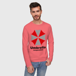 Мужской лонгслив хлопок Umbrella corporation - фото 2