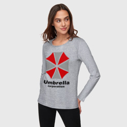 Женский лонгслив хлопок Umbrella corporation - фото 2