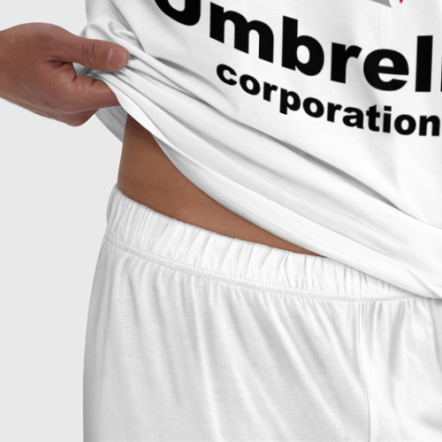 Мужская пижама хлопок с принтом Umbrella corporation, фото #4