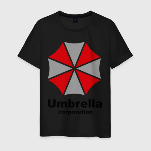 Мужская футболка хлопок Umbrella corporation, цвет черный