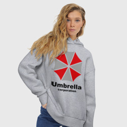Женское худи Oversize хлопок Umbrella corporation - фото 2
