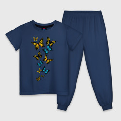 Детская пижама хлопок Полет бабочки