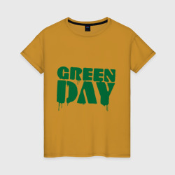 Женская футболка хлопок Green day 4