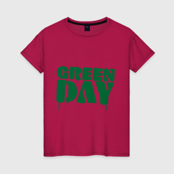 Женская футболка хлопок Green day 4