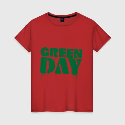 Женская футболка хлопок Green day 4