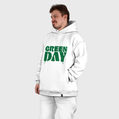 Мужской костюм oversize хлопок с принтом Green day (4), фото #5