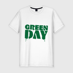 Мужская футболка хлопок Slim Green day 4