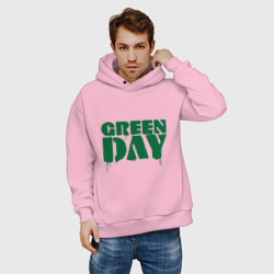 Мужское худи Oversize хлопок Green day 4 - фото 2