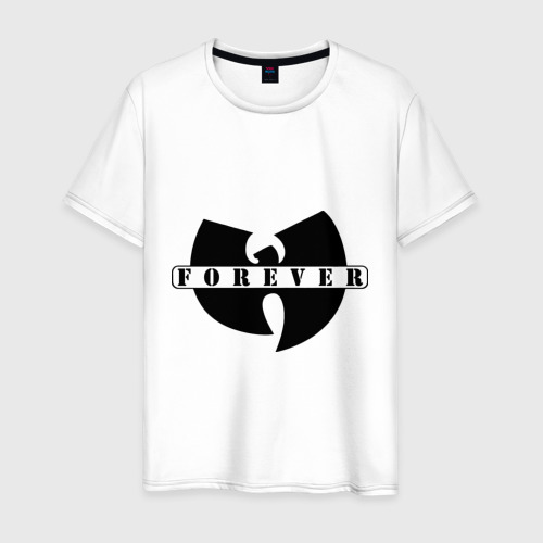 Мужская футболка хлопок Wu-Tang Forever, цвет белый