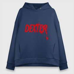 Dexter - Декстер – Женское худи Oversize хлопок с принтом купить со скидкой в -20%