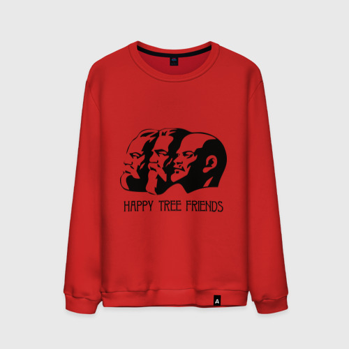 Мужской свитшот хлопок Happy Tree Friends 2, цвет красный
