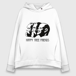 Женское худи Oversize хлопок Happy Tree Friends 2