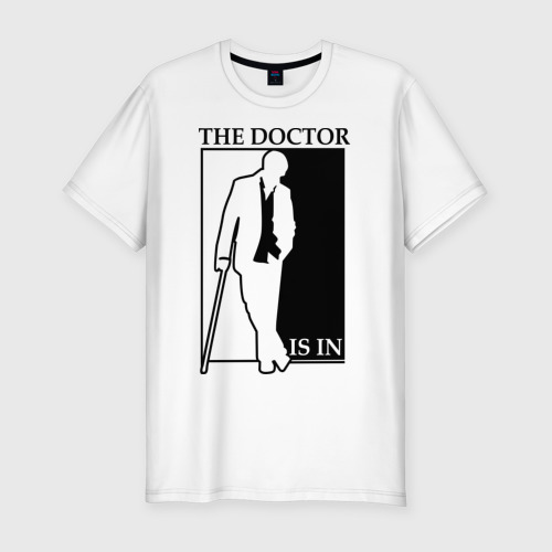 Мужская футболка хлопок Slim The doctor is in