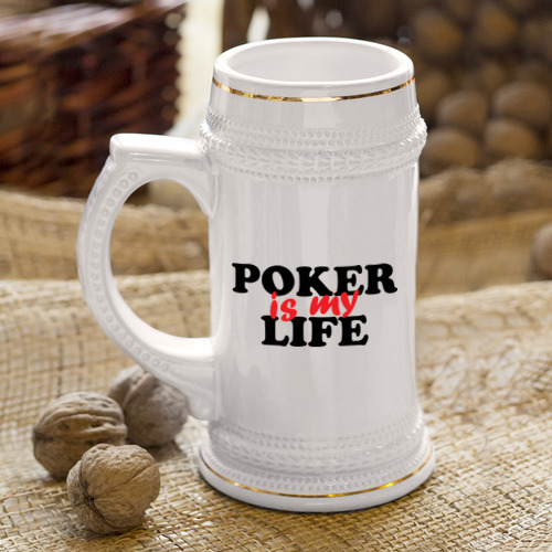 Кружка пивная Poker is My Life - фото 4