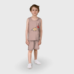 Детская пижама с шортами хлопок Мозг уходит - фото 2