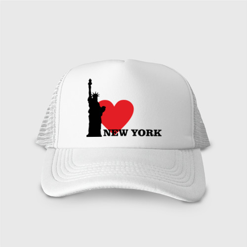 Кепка тракер с сеткой I love New York (NY Freedom)