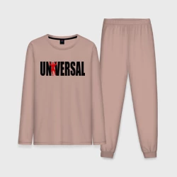 Мужская пижама с лонгсливом хлопок Universal bodybilding
