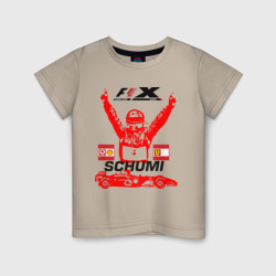 Детская футболка хлопок F1 X Schumaher