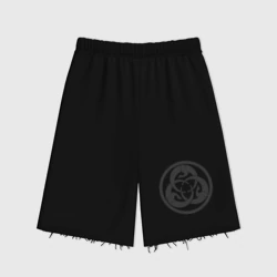 Женские шорты oversize футер хлопок Пёс Призрак - Ghost Dog Hagakure