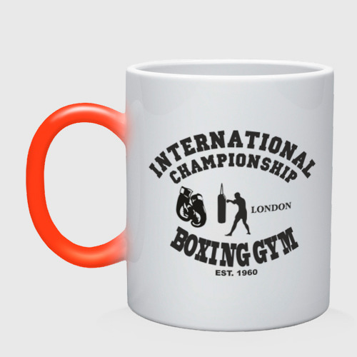 Кружка хамелеон International championship boxing
