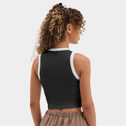 Женская укороченная майка-топ хлопок WWE John Cena "Never Give Up" 3 - фото 2