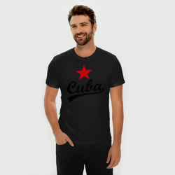 Мужская футболка хлопок Slim Куба - Cuba - фото 2