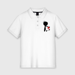 Женское поло хлопок Сердце на двоих мужская