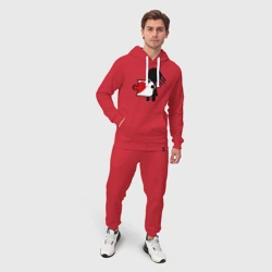 Мужской костюм хлопок с толстовкой Сердце на двоих женская - фото 2