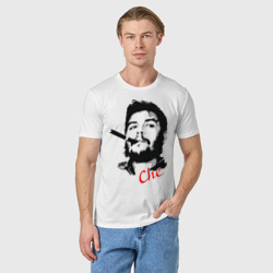 Мужская футболка хлопок Че Гевара с сигарой - фото 2