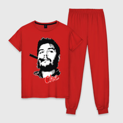 Женская пижама хлопок Че Гевара с сигарой