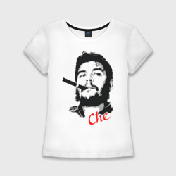 Женская футболка хлопок Slim Че Гевара с сигарой