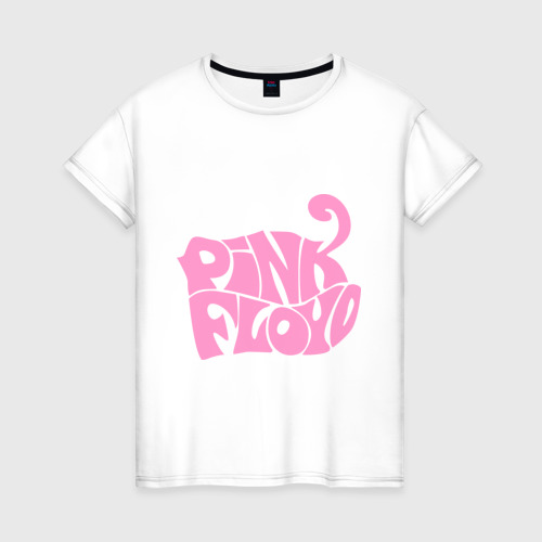 Женская футболка хлопок Pink Floyd (2), цвет белый
