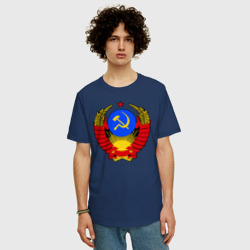 Мужская футболка хлопок Oversize СССР 5 - фото 2