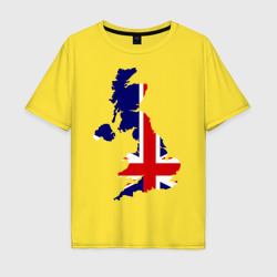 Мужская футболка хлопок Oversize Великобритания Great Britain