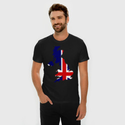 Мужская футболка хлопок Slim Великобритания Great Britain - фото 2