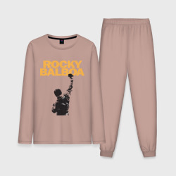 Мужская пижама с лонгсливом хлопок Рокки Rocky Balboa
