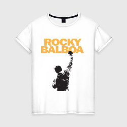 Женская футболка хлопок Рокки Rocky Balboa