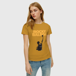 Женская футболка хлопок Рокки Rocky Balboa - фото 2