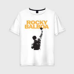 Женская футболка хлопок Oversize Рокки Rocky Balboa