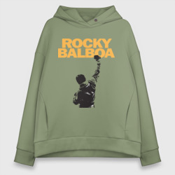 Женское худи Oversize хлопок Рокки Rocky Balboa