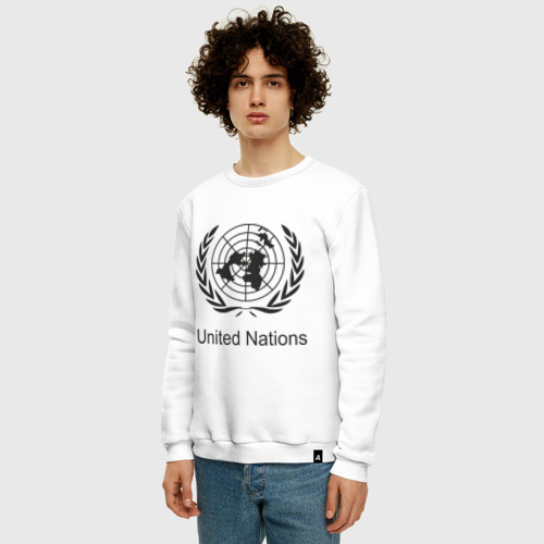 Мужской свитшот хлопок United Nation - фото 3