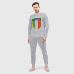 Мужская пижама с лонгсливом хлопок Италия - фото 2